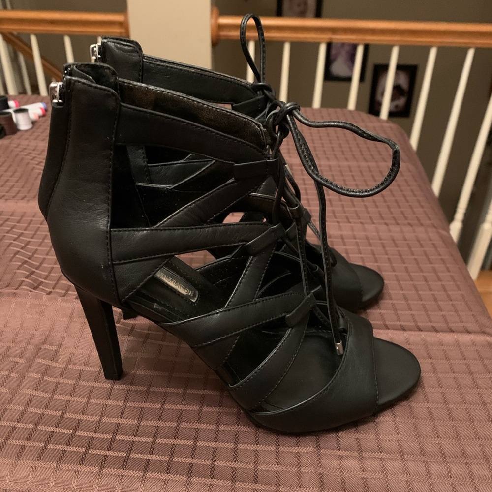 BCBG open toed heels